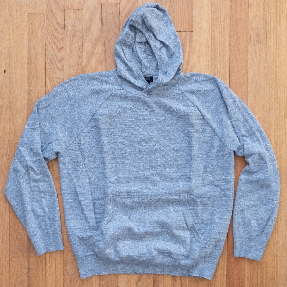 Men's J. Crew Rugged Cotton Hoodie Large